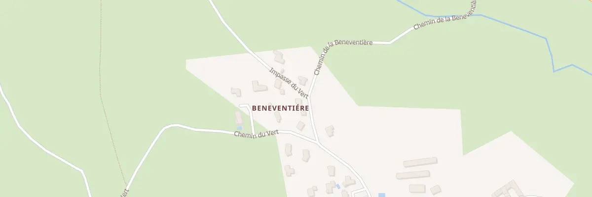 Plan du 630 Che de la Beneventiere à Aveizieux
