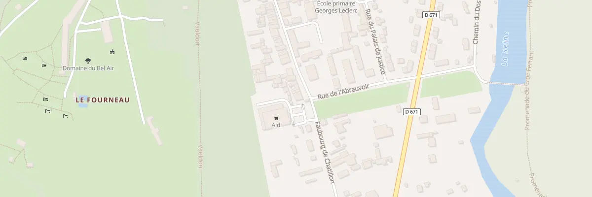 Plan du 1 Grande Rue de la Resistanc à Bar-sur-Seine