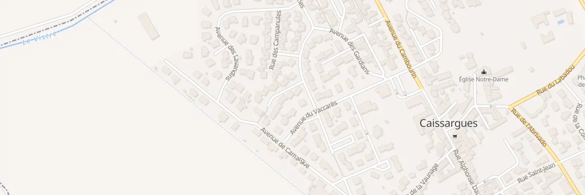 Plan du 3 Rue des Sarcelles à Caissargues