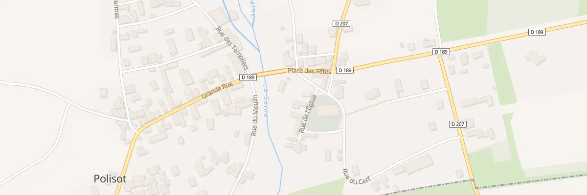 Plan du 2 Rue de l’Eglise à Polisot