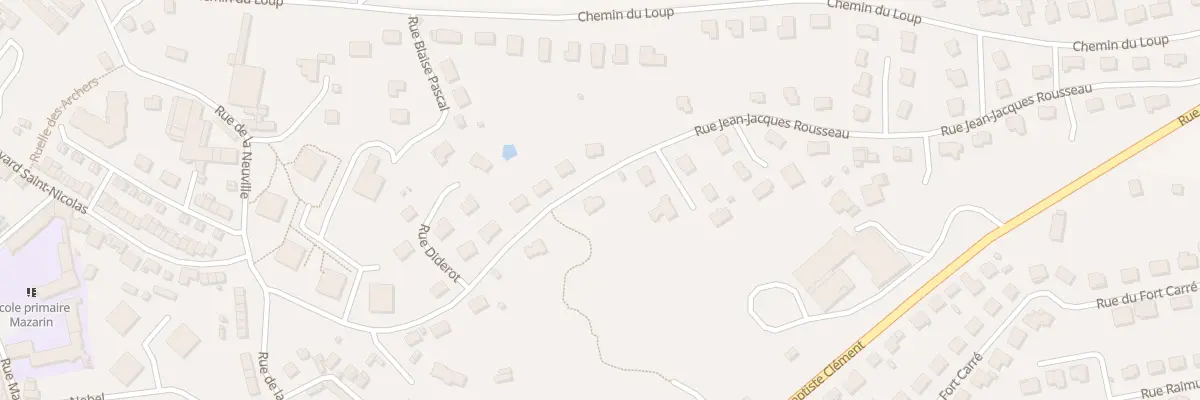 Plan du 16 Rue Jean Jacques Rousseau à Rethel