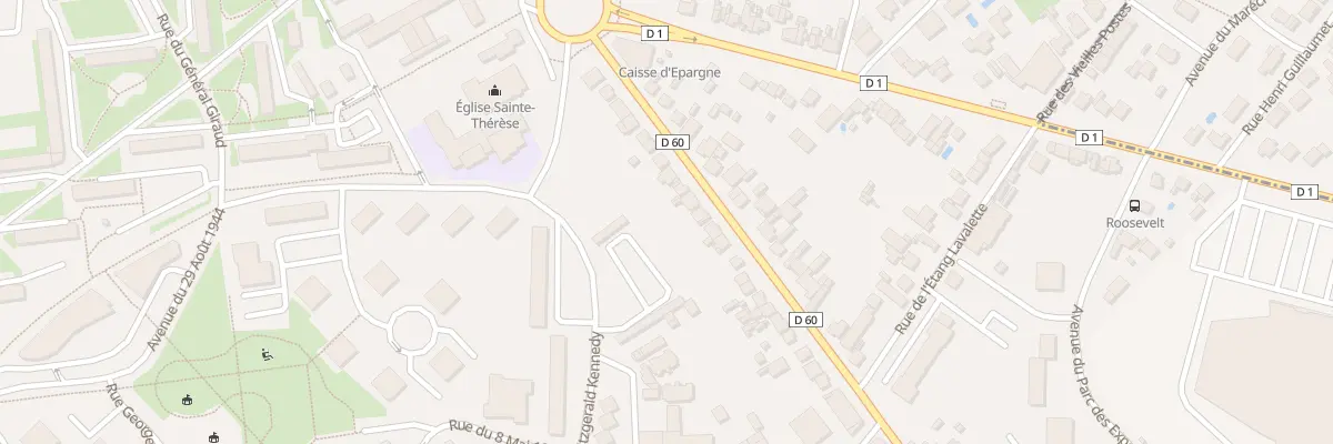 Plan du 24 Av des Alliés à Châlons-en-Champagne