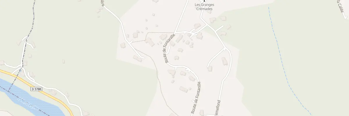 Plan du 6176 Fontanille à Ucel