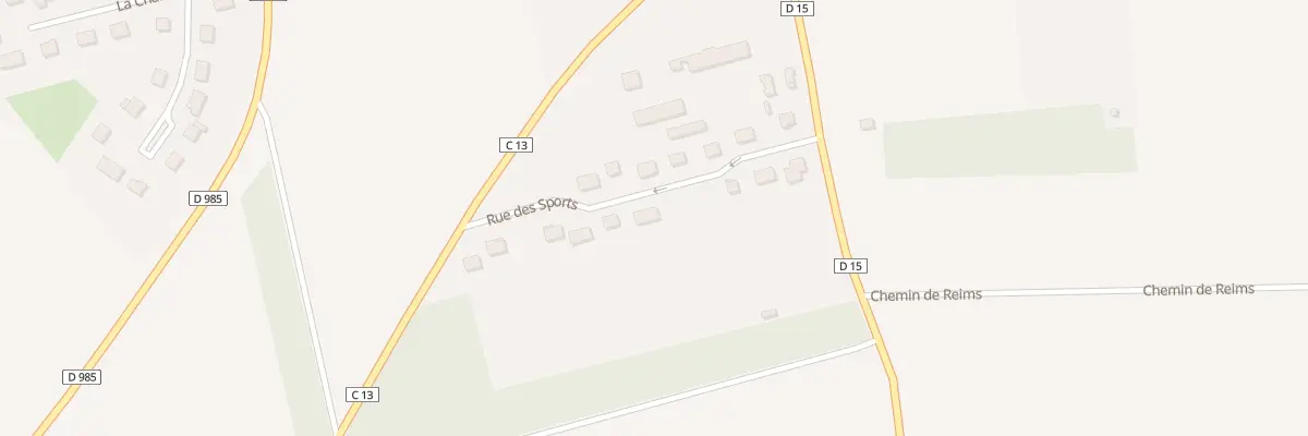 Plan du 14 Rue Sports à La Neuville-en-Tourne-à-Fuy