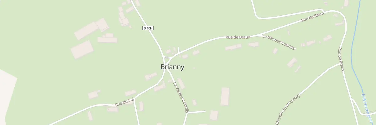 Plan du 4 Rue de Braux à Brianny