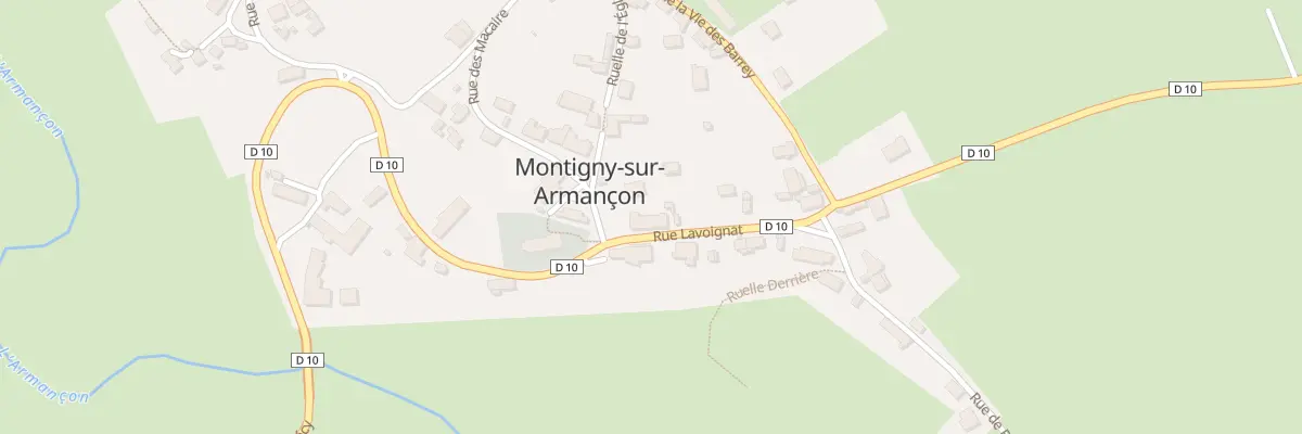 Plan du 5 Rue Lavoignat à Montigny-sur-Armançon