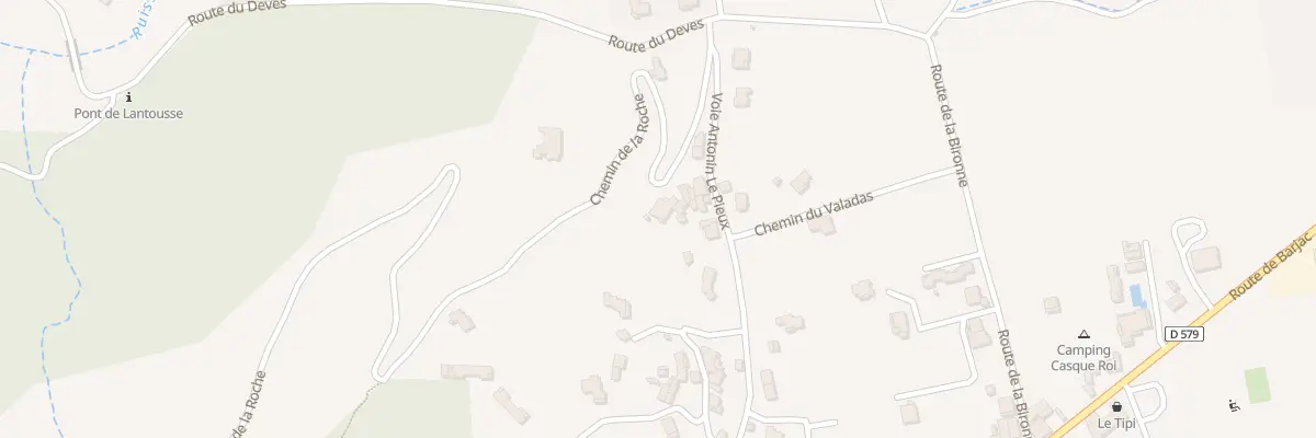 Plan du 5173 La Costette à Salavas