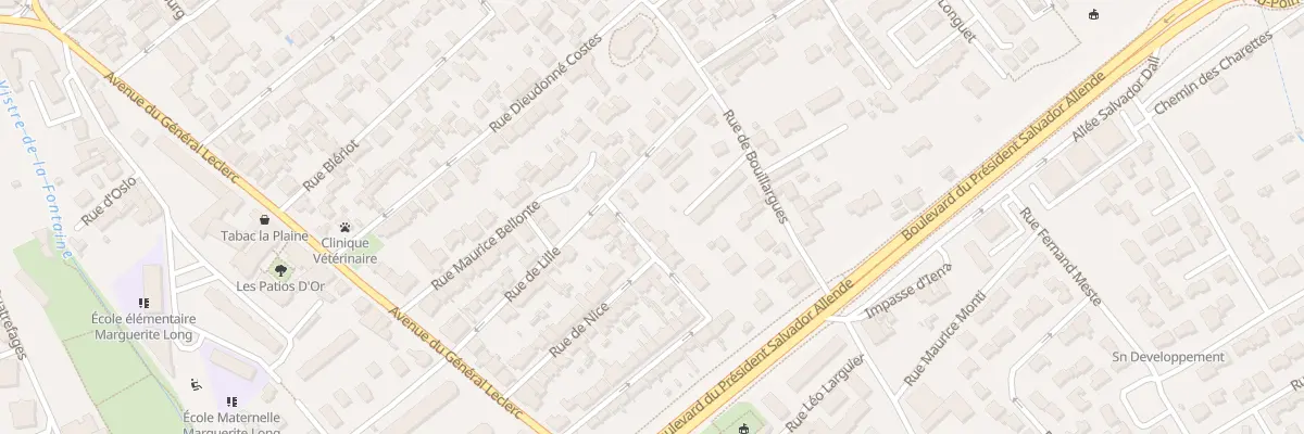 Plan du 1 Rue de Toulouse à Nîmes
