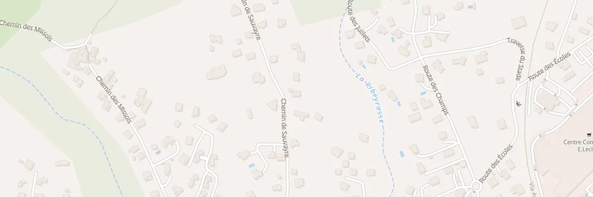 Plan du 280 Che de Sauvayre à Saint-Étienne-de-Fontbellon