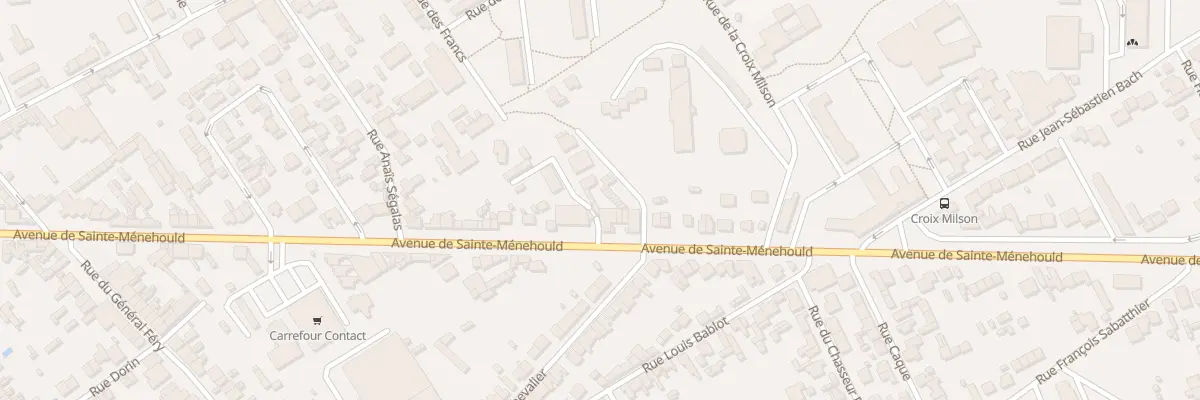 Plan du 93B Av de Sainte-Ménehould à Châlons-en-Champagne