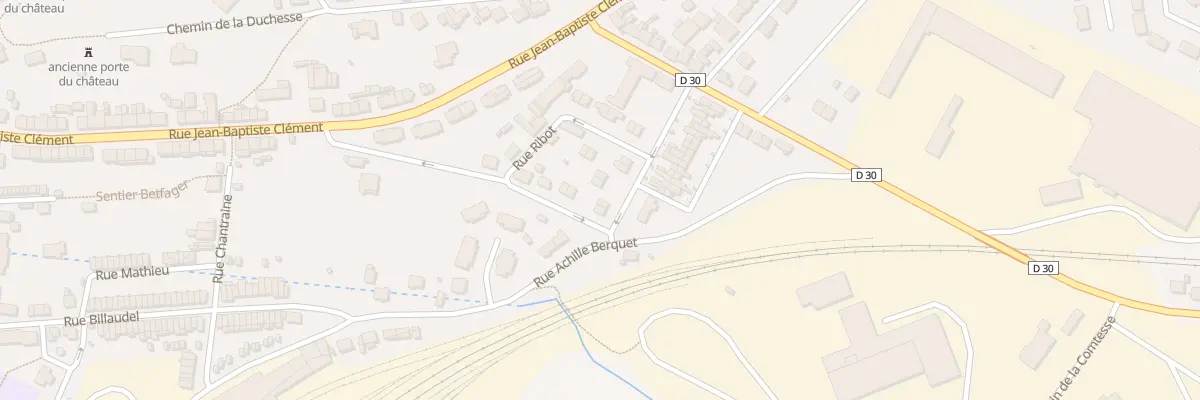 Plan du 24 Rue Paul Chappe à Rethel