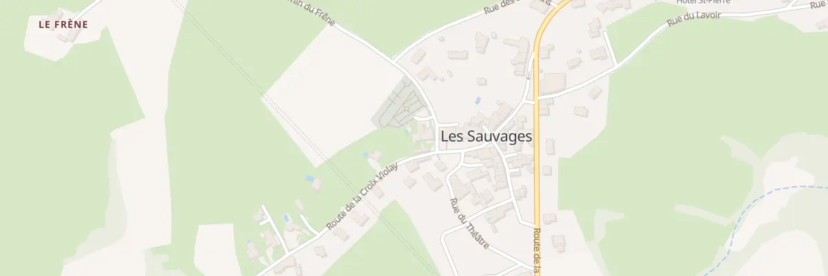 Plan du 16 Rte de la Croix Violay aux Sauvages