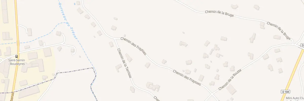 Plan du 46 Che des Fraysses à Saint-Sernin