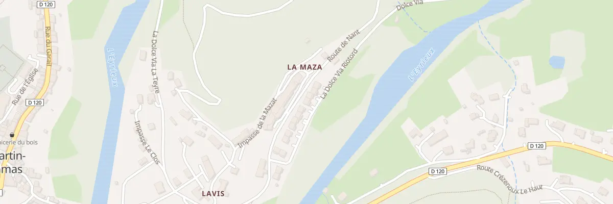 Plan du 345 Via La Dolce Via Riotord à Saint-Martin-de-Valamas