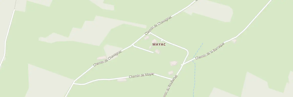 Plan du 1210 Che de Chavagnac à Saint-Agrève