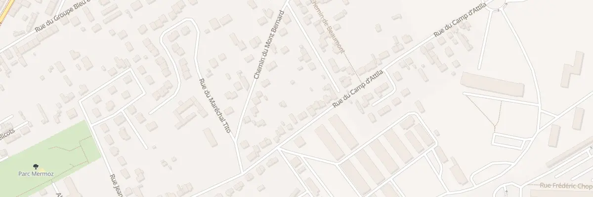 Plan du 125 Rue du Camp d’Attila à Châlons-en-Champagne