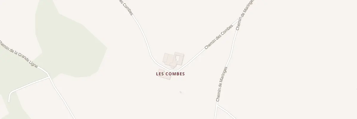 Plan du 200 Che des Combes à Meys