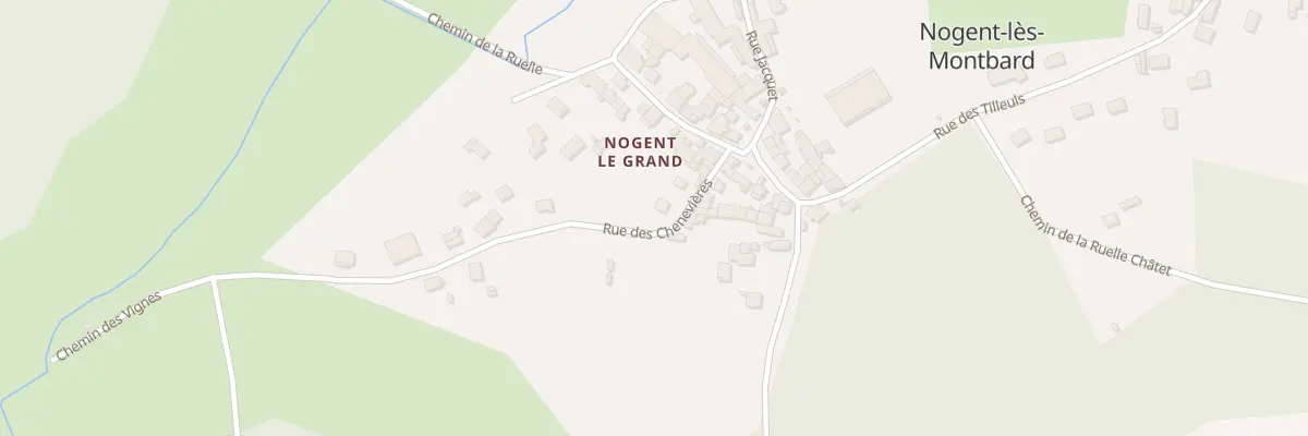 Plan du 5B Rue des Cheneviéres à Nogent-lès-Montbard