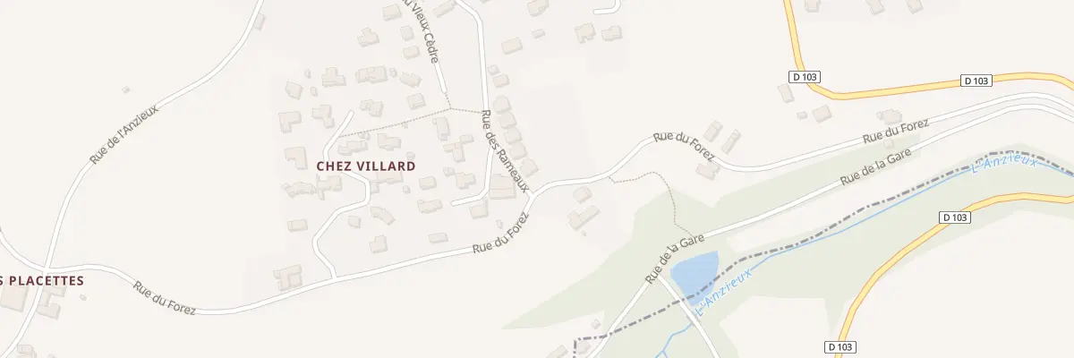 Plan du 540A Rue du Forez à Viricelles