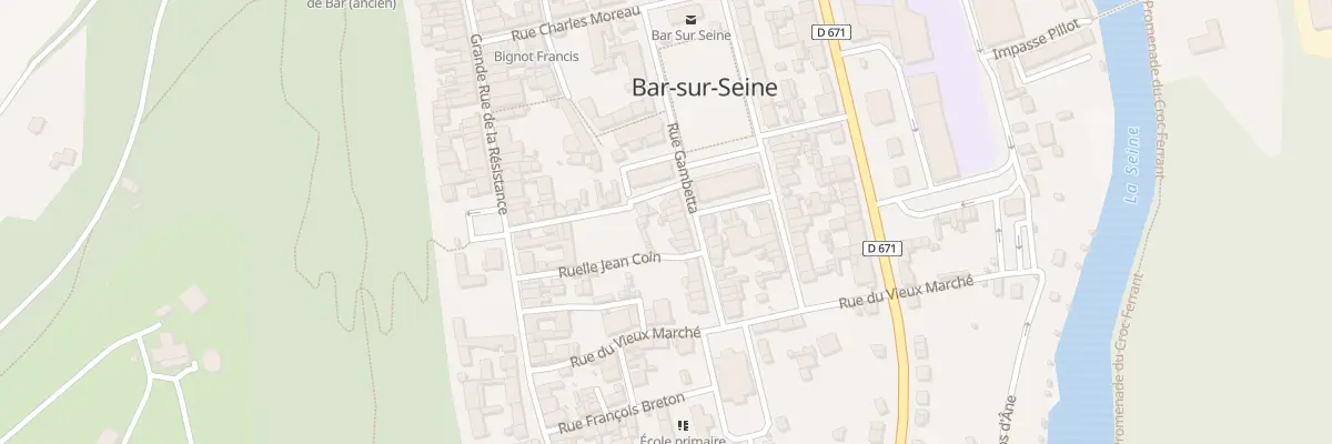 Plan du 19 Rue Gambetta à Bar-sur-Seine