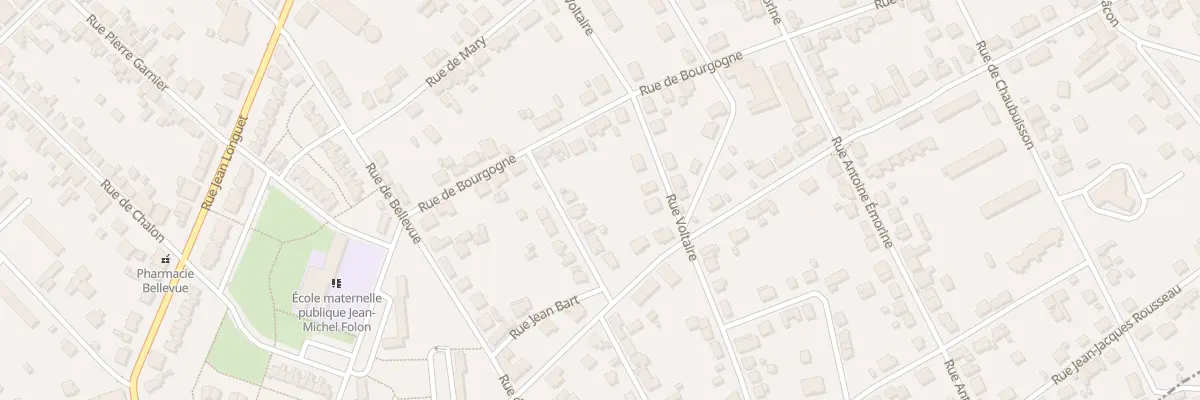 Plan du 5 Rue Jean Marie Jeandet à Montceau-les-Mines