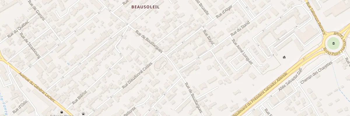 Plan du 713 Rue de Bouillargues à Nîmes