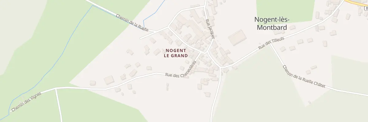 Plan du 5 Rue des Cheneviéres à Nogent-lès-Montbard