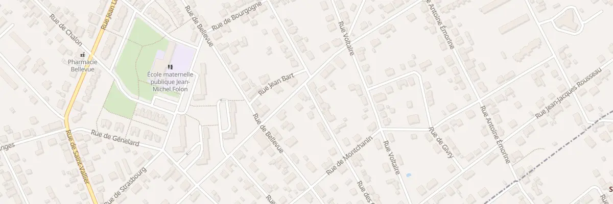 Plan du 9 Rue de Metz à Montceau-les-Mines