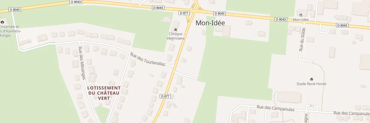 Plan du 3 Rue du Château Vert à Auvillers-les-Forges
