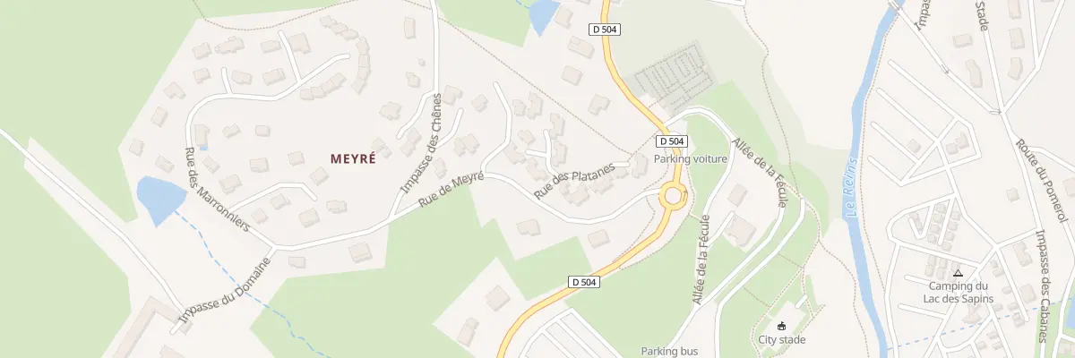 Plan du 2 Rue des Acacias à Cublize
