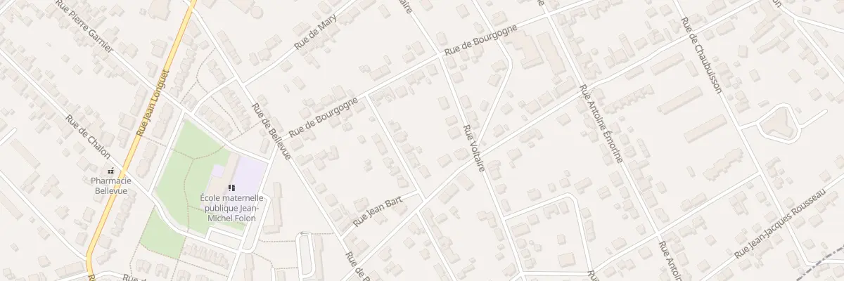 Plan du 7 Rue Jean Marie Jeandet à Montceau-les-Mines