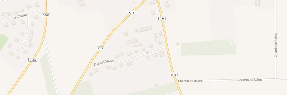 Plan du 3 Rue Sports à La Neuville-en-Tourne-à-Fuy