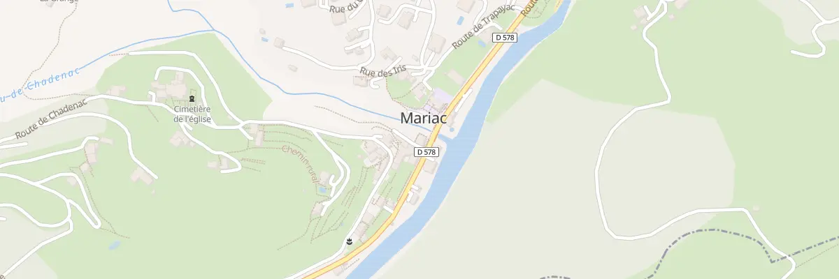 Plan du 10 Rue Emmanuel Bonnet à Mariac