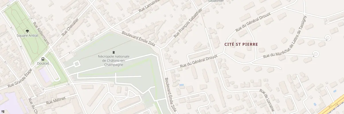 Plan du 37 Bd Emile Zola à Châlons-en-Champagne
