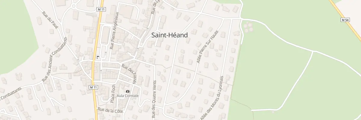 Plan du 9 All de Pierre sur Haute à Saint-Héand