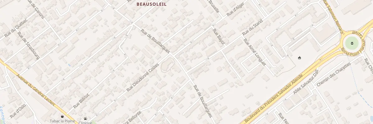 Plan du 723 Rue de Bouillargues à Nîmes
