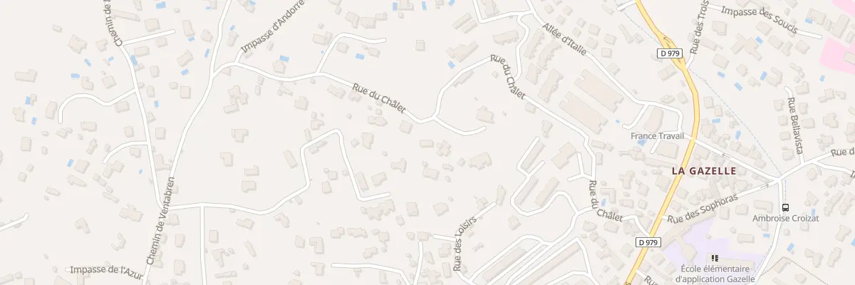 Plan du 453 Rue du Chalet à Nîmes