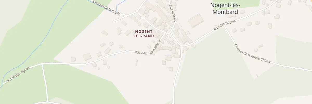 Plan du 2 Rue des Cheneviéres à Nogent-lès-Montbard