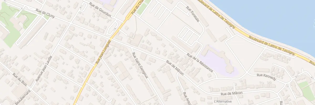 Plan du 13 Rue de Macon à Montceau-les-Mines