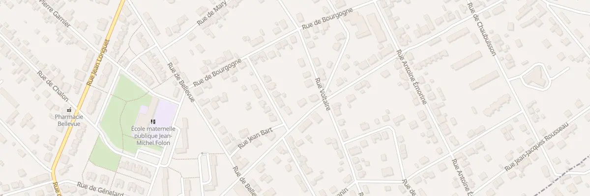 Plan du 11 Rue Jean Marie Jeandet à Montceau-les-Mines