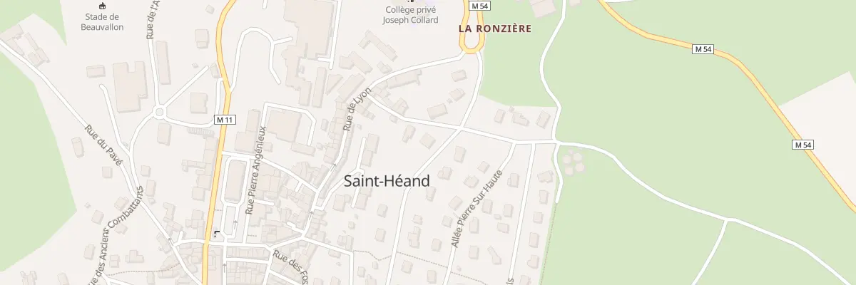 Plan du 4 All de Pierre sur Haute à Saint-Héand