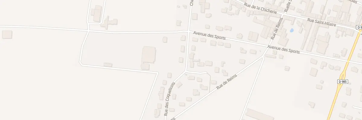 Plan du 5 Rue des Coquelicots à Juniville