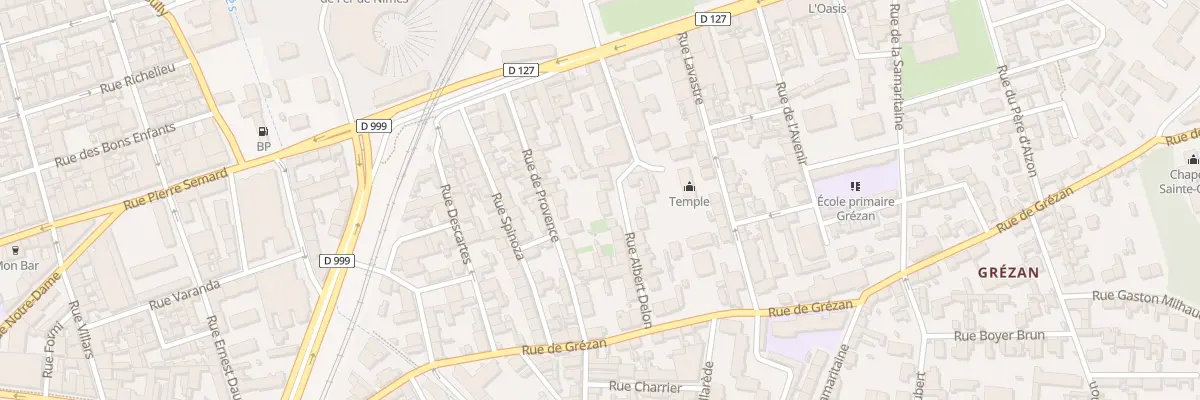 Plan du 12 Rue Antoine Delon à Nîmes