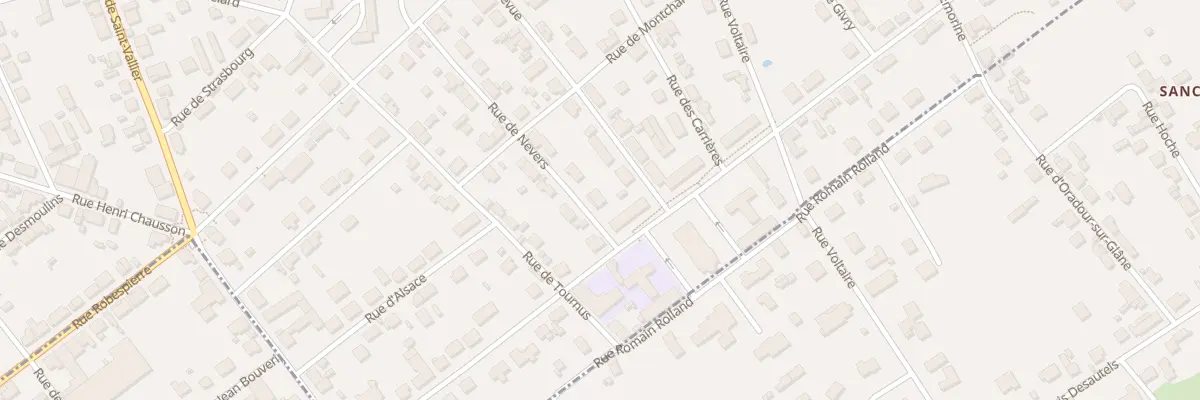 Plan du 15 Rue de Nevers à Montceau-les-Mines