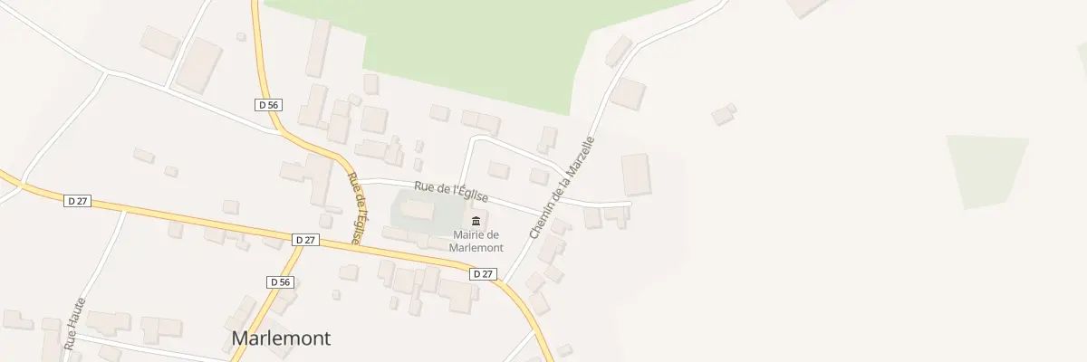 Plan du 24 Rue de l’Eglise à Marlemont