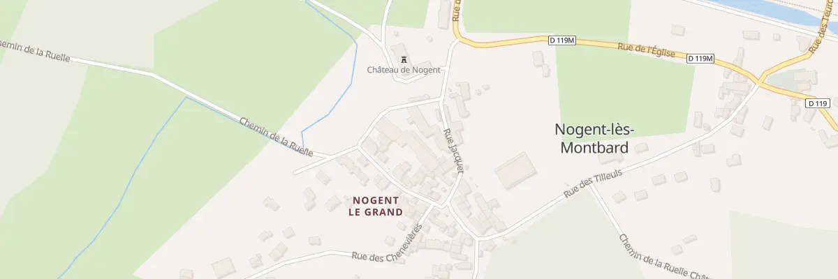 Plan du 1 Rue Jacquet à Nogent-lès-Montbard