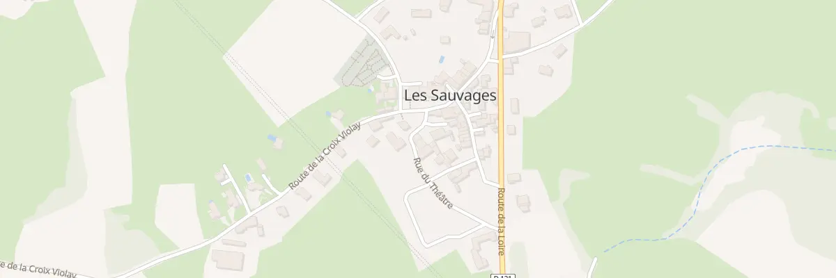 Plan du 5023 Rue du Théâtre aux Sauvages