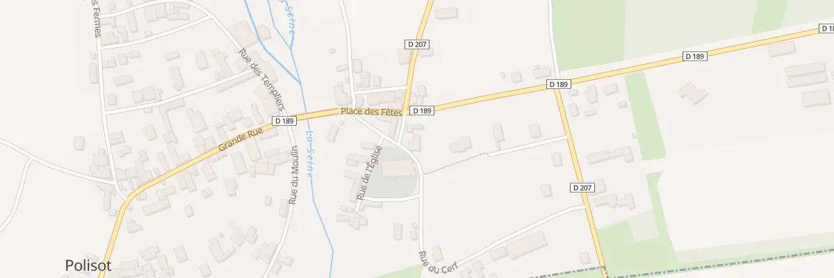 Plan du 3 Rue du Cerf à Polisot