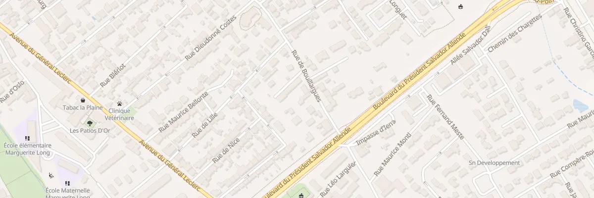 Plan du 862 Rue de Bouillargues à Nîmes