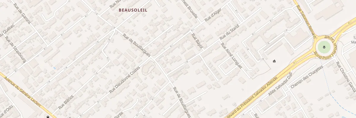 Plan du 3B Rue du Stand à Nîmes